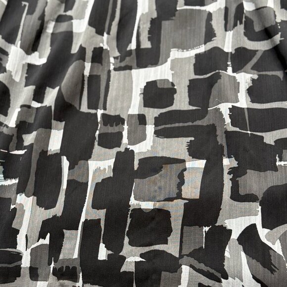 Lane Bryant Swing Tunic Geometric Colorblock Top SZ 14/16 Elastic Waist - Picture 2 of 8